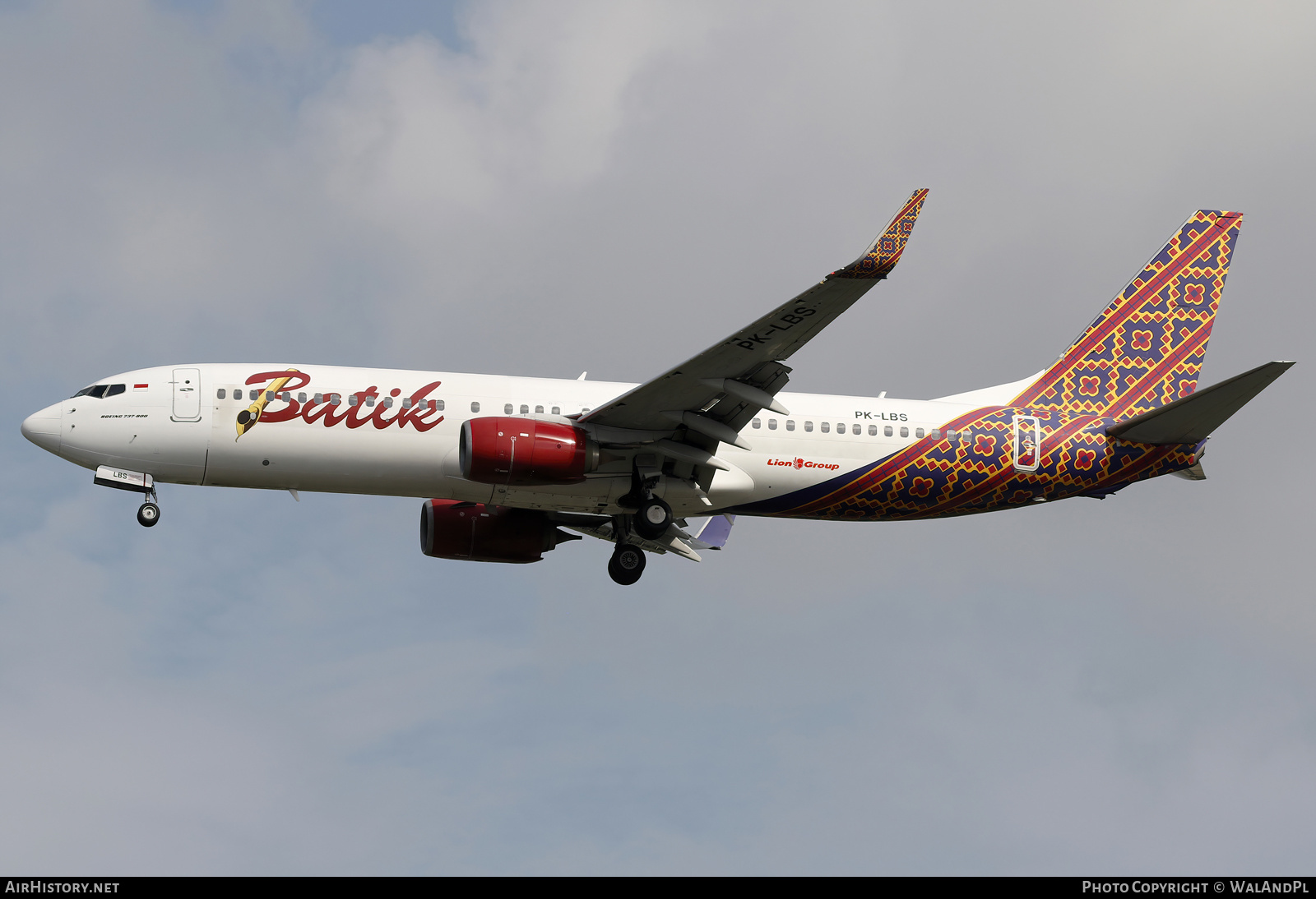 Aircraft Photo of PK-LBS | Boeing 737-8GP | Batik Air | AirHistory.net #663807