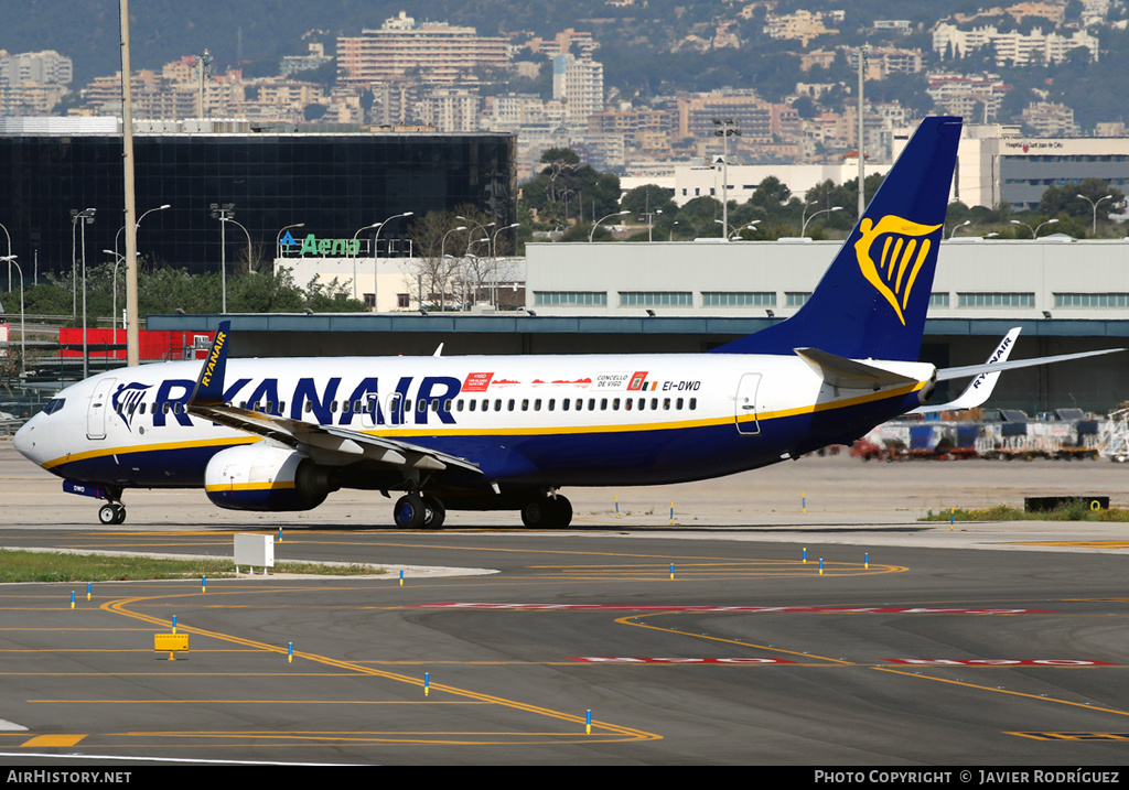 Aircraft Photo of EI-DWD | Boeing 737-8AS | Ryanair | AirHistory.net #663826