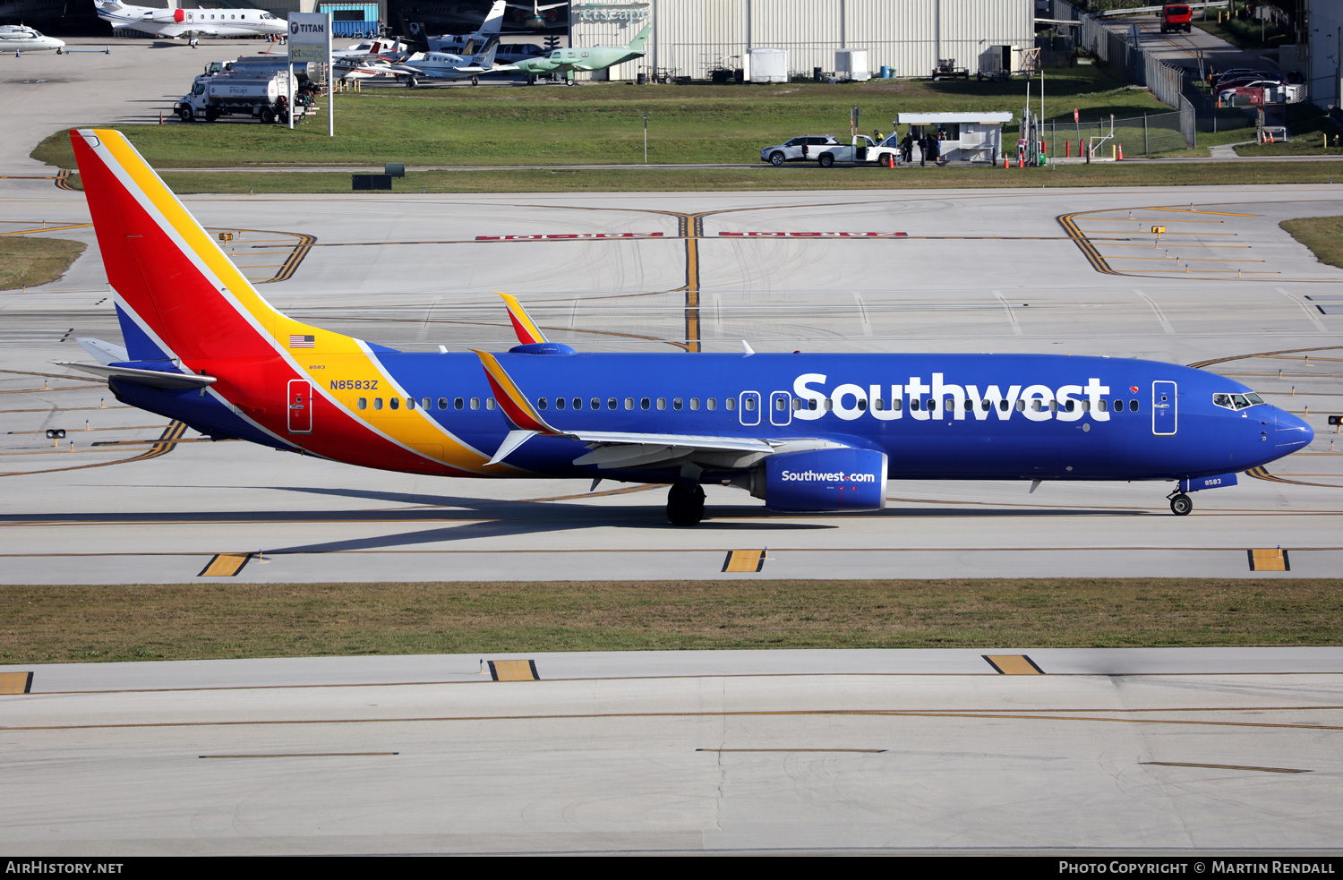 Aircraft Photo of N8583Z | Boeing 737-800 | Southwest Airlines | AirHistory.net #663869