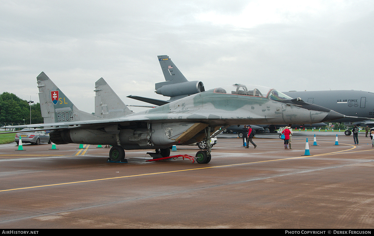 Aircraft Photo of 5304 | Mikoyan-Gurevich MiG-29UBS (9-51) | Slovakia - Air Force | AirHistory.net #663927