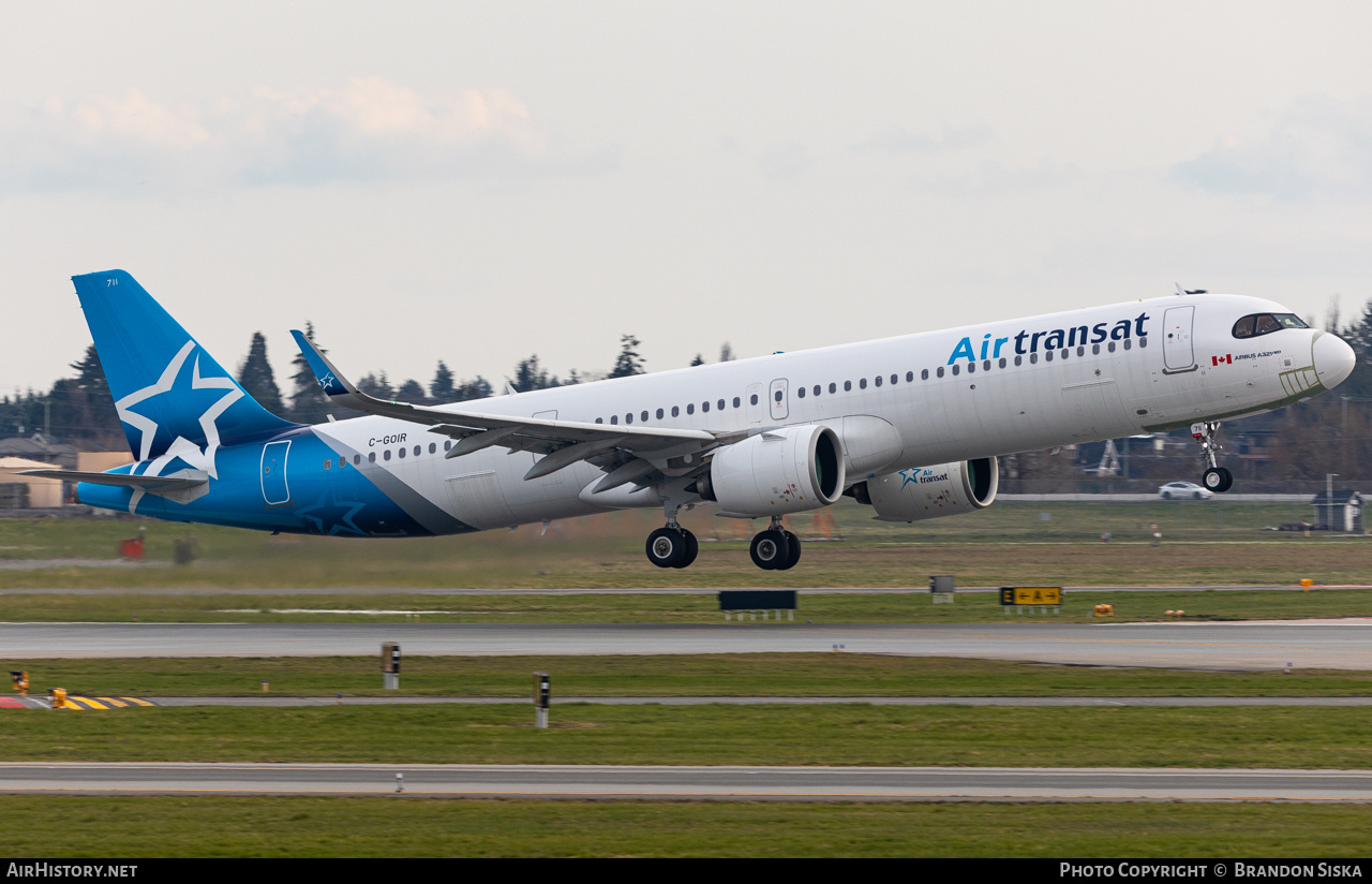 Aircraft Photo of C-GOIR | Airbus A321-271NX | Air Transat | AirHistory.net #663932