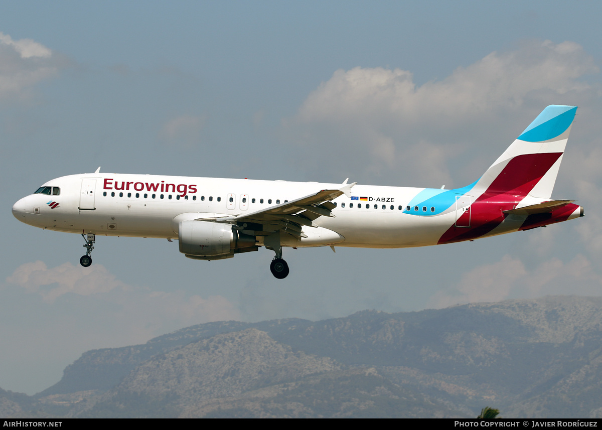 Aircraft Photo of D-ABZE | Airbus A320-216 | Eurowings | AirHistory.net #663950