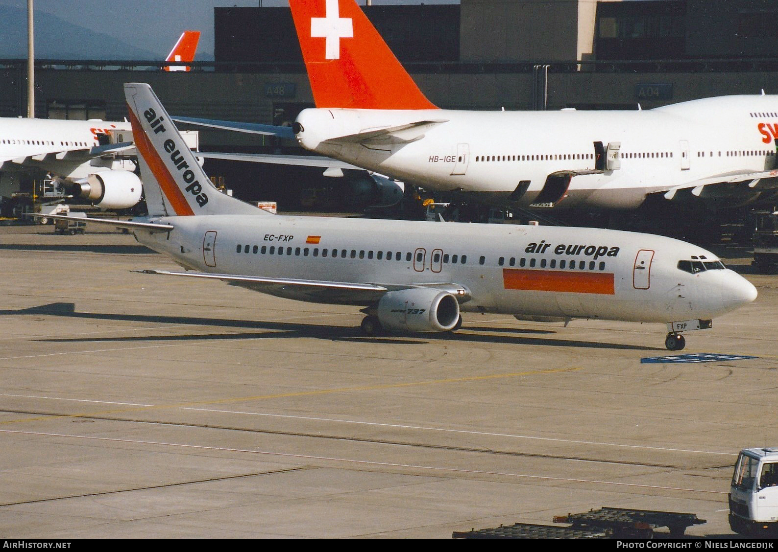 Aircraft Photo of EC-FXP | Boeing 737-4Q8 | Air Europa | AirHistory.net #663963