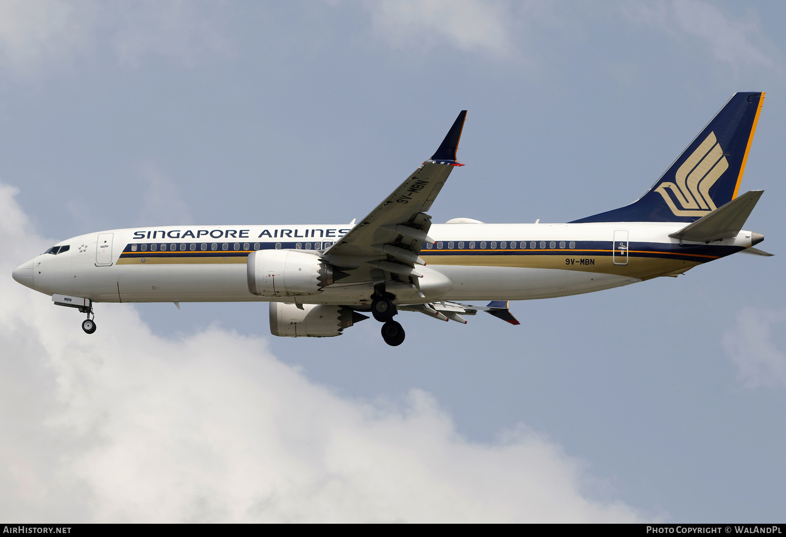 Aircraft Photo of 9V-MBN | Boeing 737-8 Max 8 | Singapore Airlines | AirHistory.net #663987