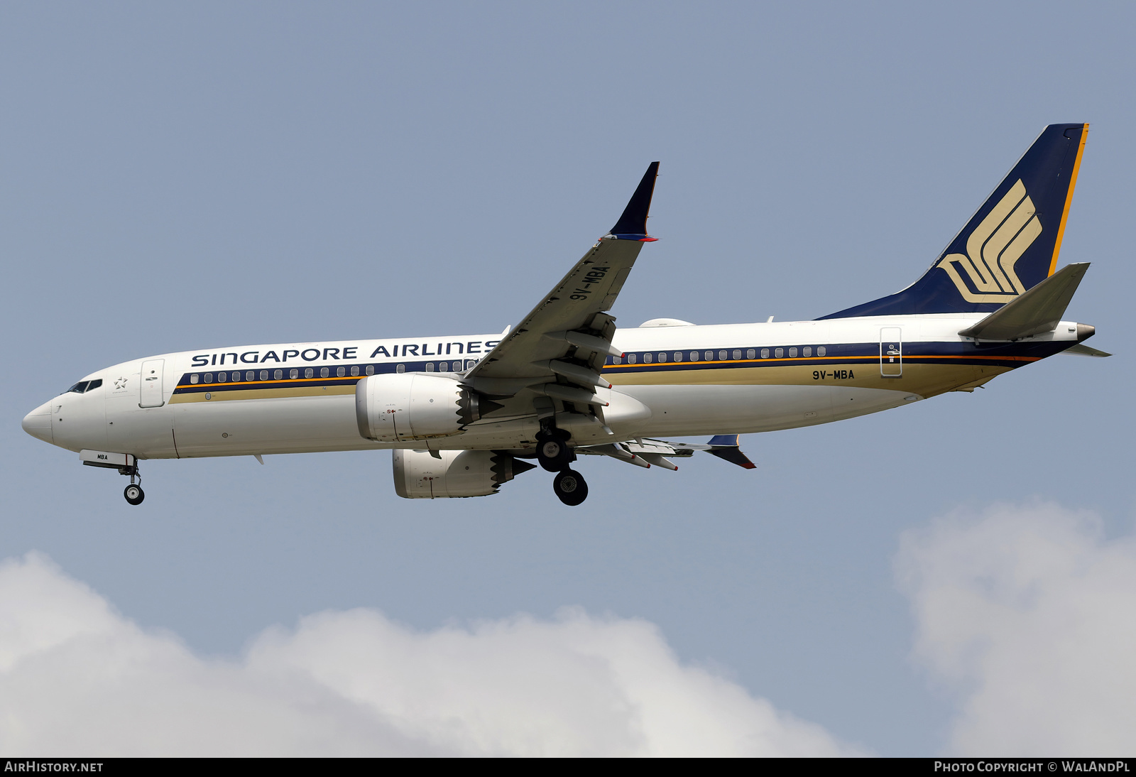 Aircraft Photo of 9V-MBA | Boeing 737-8 Max 8 | Singapore Airlines | AirHistory.net #663993