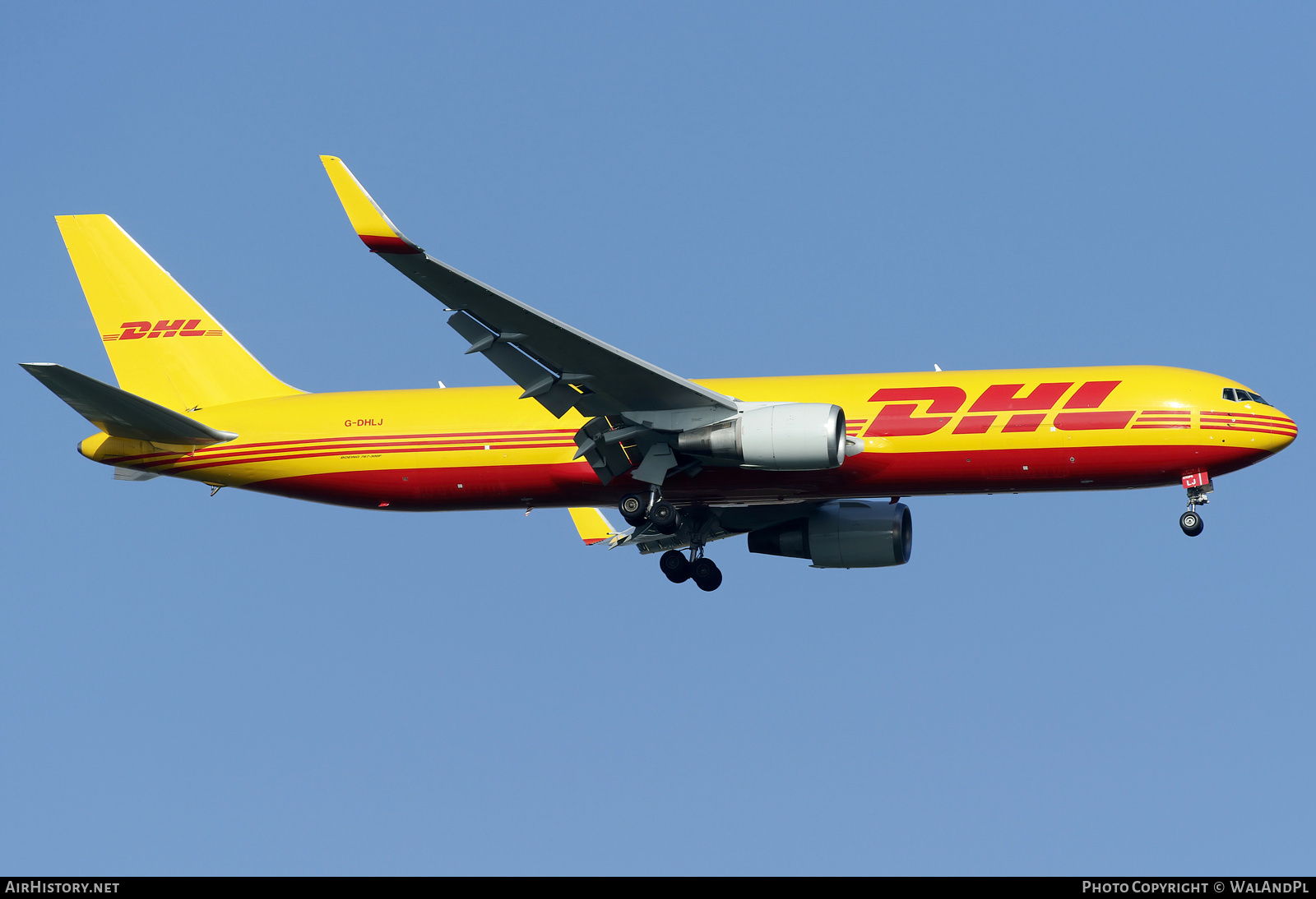 Aircraft Photo of G-DHLJ | Boeing 767-300F | DHL International | AirHistory.net #664001