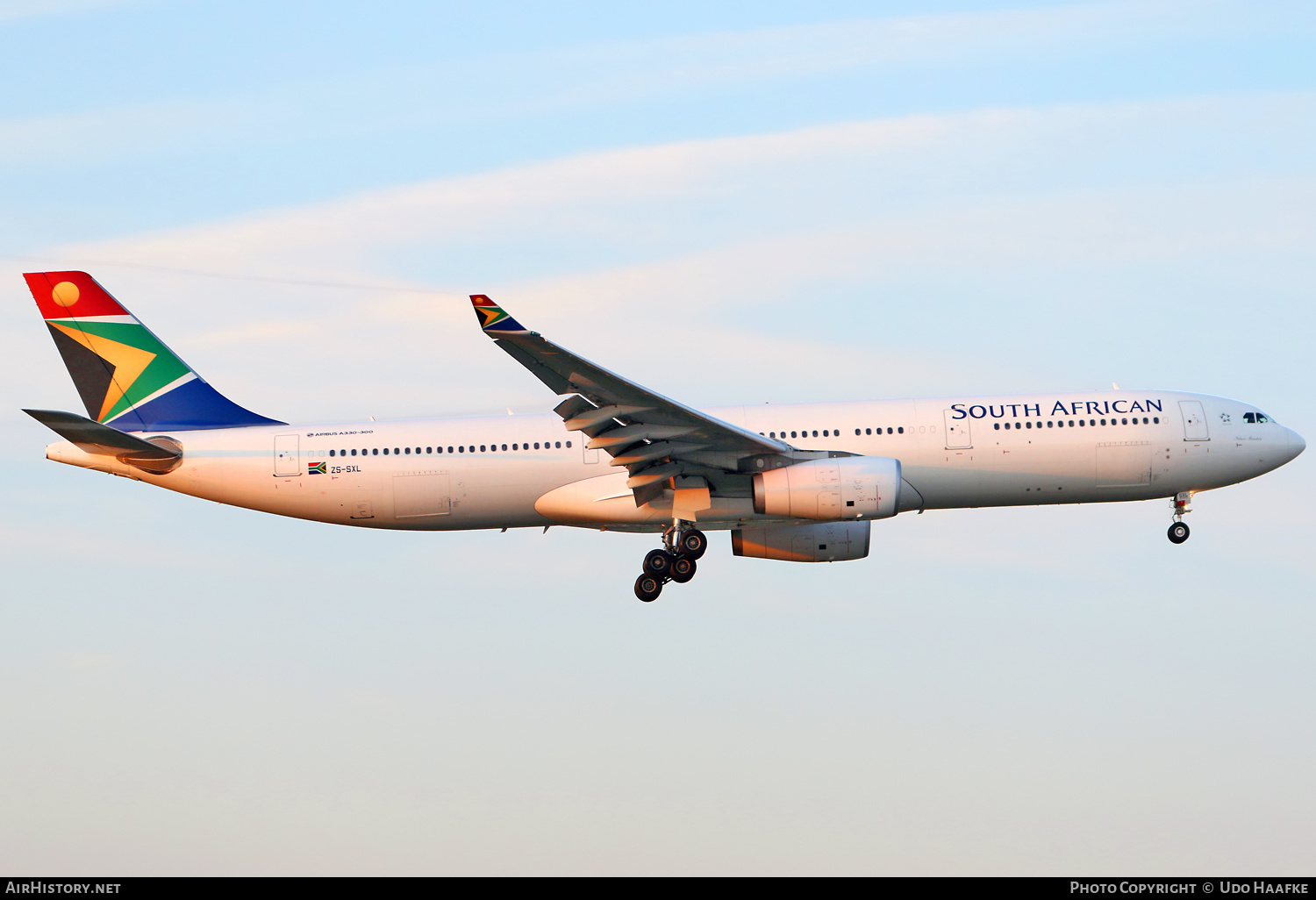 Aircraft Photo of ZS-SXL | Airbus A330-343 | South African Airways | AirHistory.net #664027