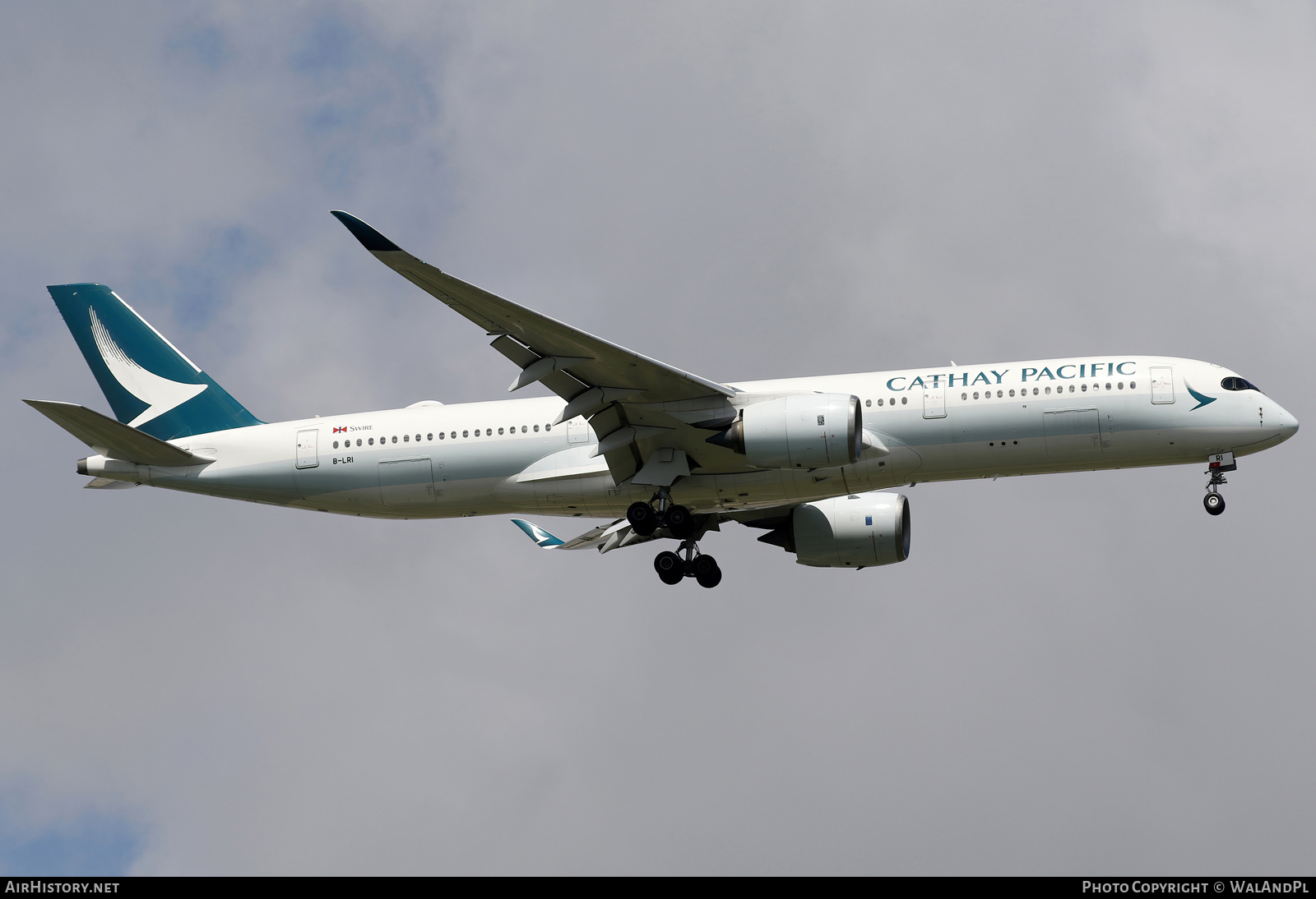 Aircraft Photo of B-LRI | Airbus A350-941 | Cathay Pacific Airways | AirHistory.net #664029