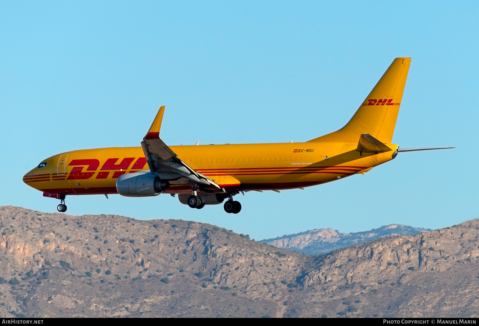 Aircraft Photo of EC-NXU | Boeing 737-883(SF) | DHL International | AirHistory.net #664030