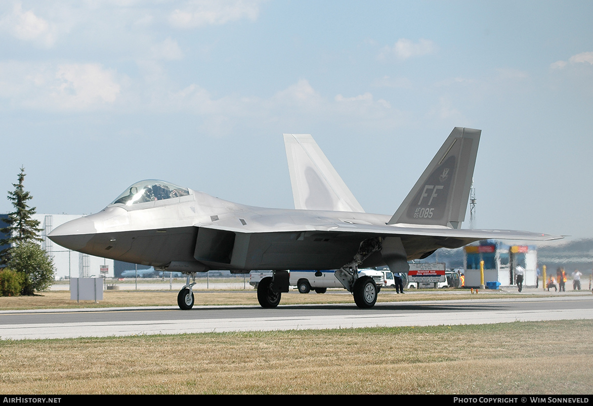 Aircraft Photo of 05-4085 / AF05-085 | Lockheed Martin F-22A Raptor | USA - Air Force | AirHistory.net #664038