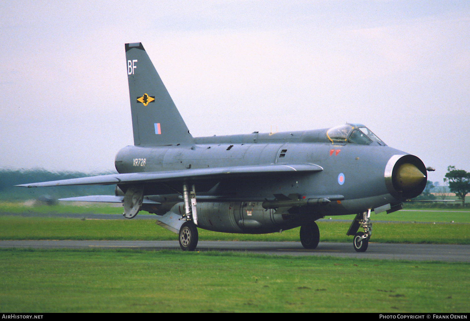 Aircraft Photo of XR728 | English Electric Lightning F6 | UK - Air Force | AirHistory.net #664067