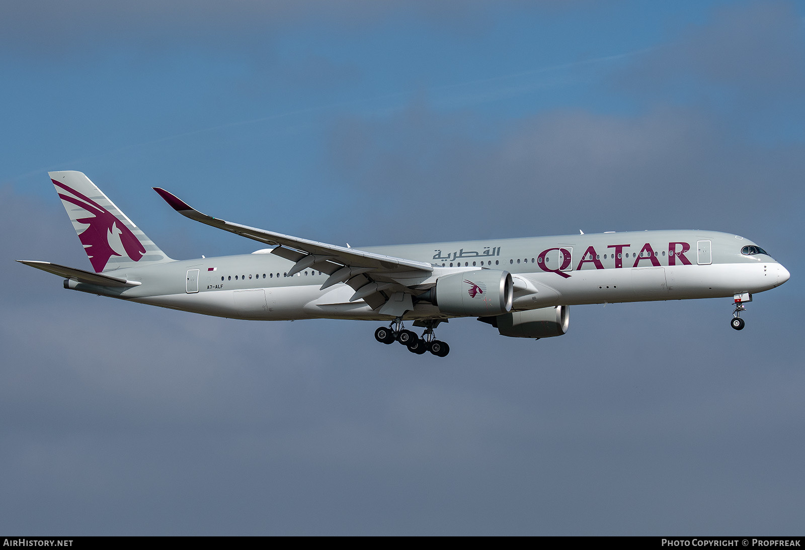 Aircraft Photo of A7-ALF | Airbus A350-941 | Qatar Airways | AirHistory.net #664075