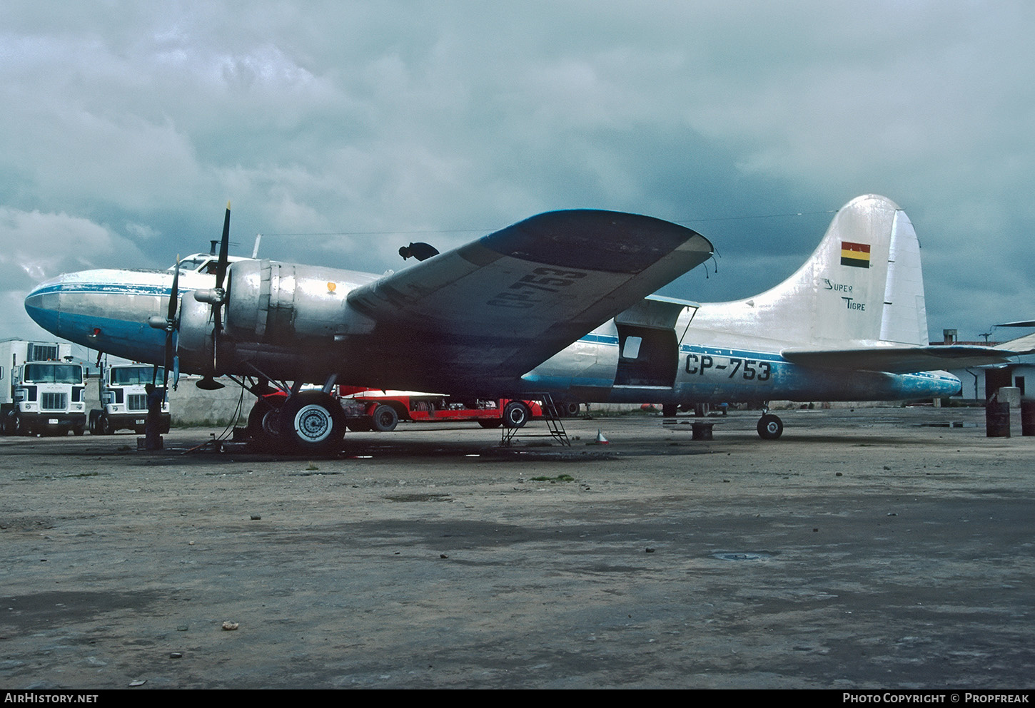 Aircraft Photo of CP-753 | Boeing B-17E Flying Fortress | Fri Reyes - Frigorífico Reyes | AirHistory.net #664092
