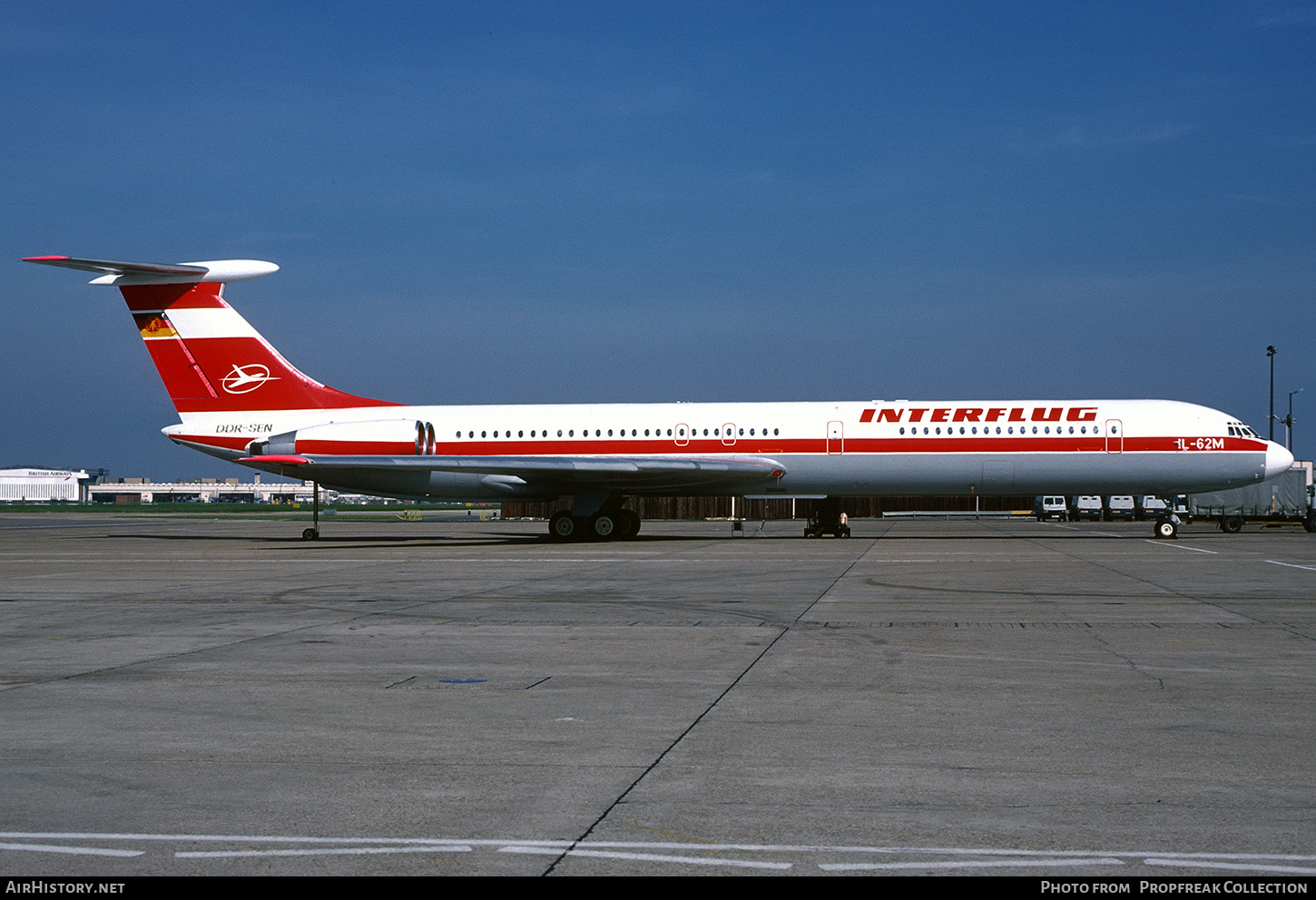 Aircraft Photo of DDR-SEN | Ilyushin Il-62M | Interflug | AirHistory.net #664113