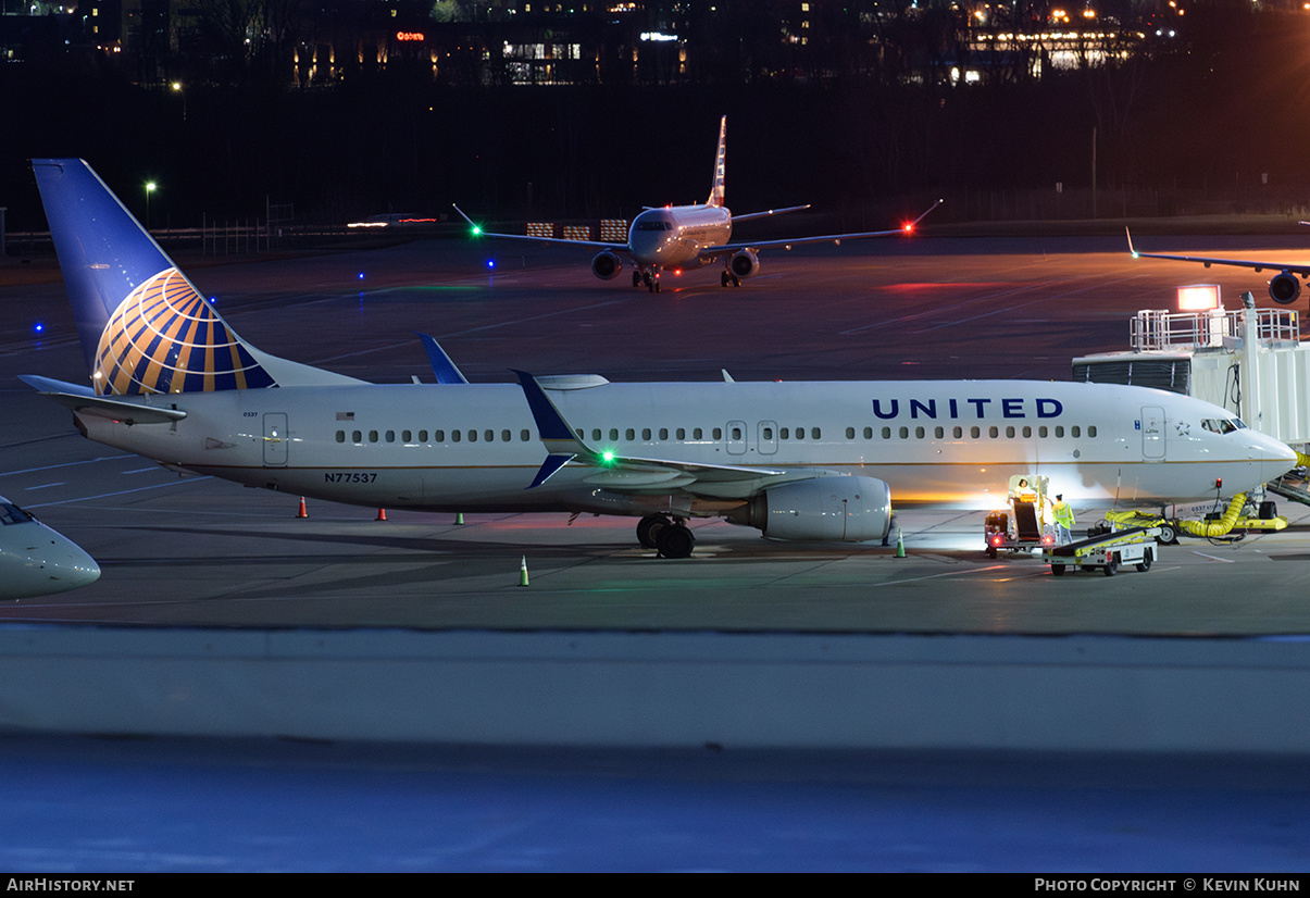 Aircraft Photo of N77537 | Boeing 737-800 | United Airlines | AirHistory.net #664114