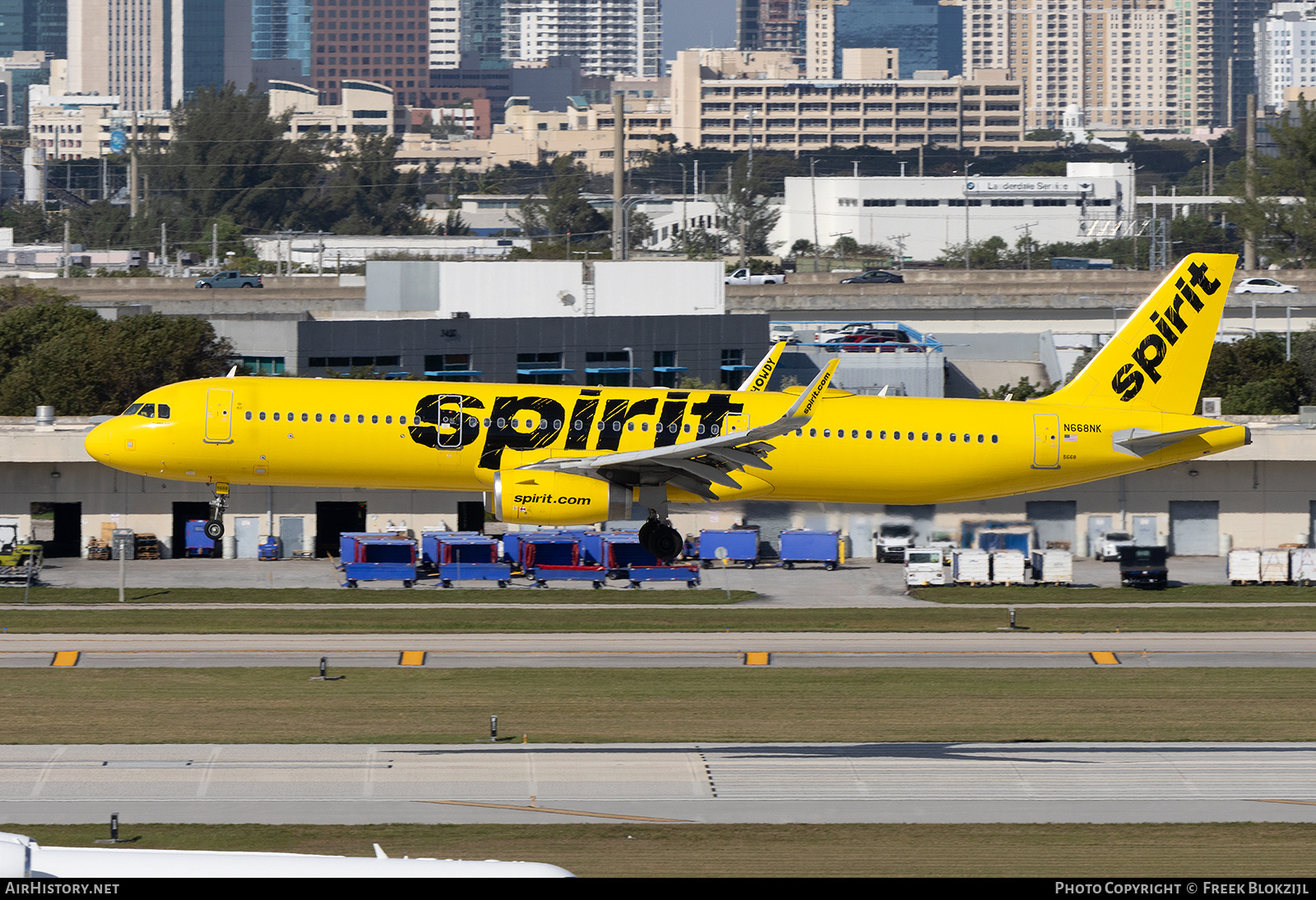 Aircraft Photo of N668NK | Airbus A321-231 | Spirit Airlines | AirHistory.net #664148