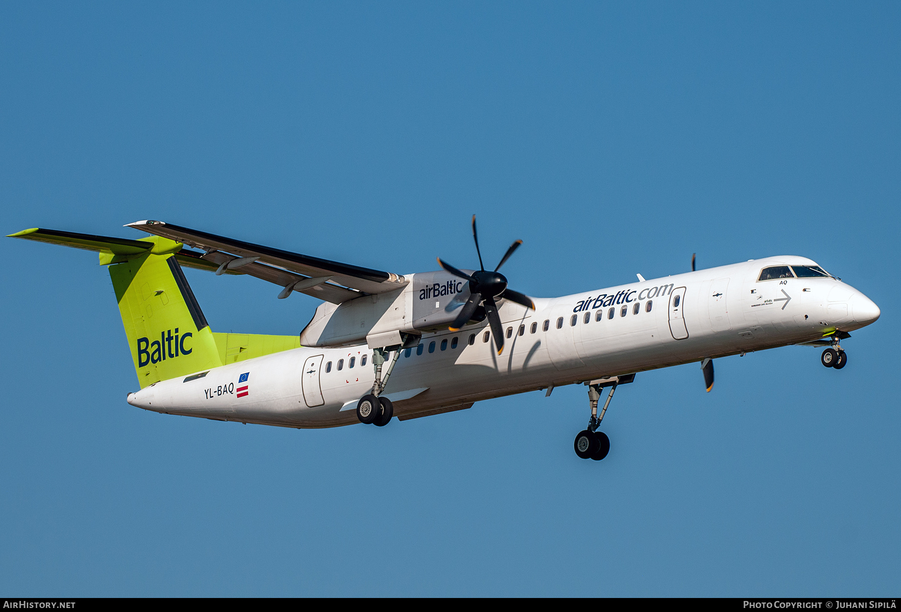 Aircraft Photo of YL-BAQ | Bombardier DHC-8-402 Dash 8 | AirBaltic | AirHistory.net #664161