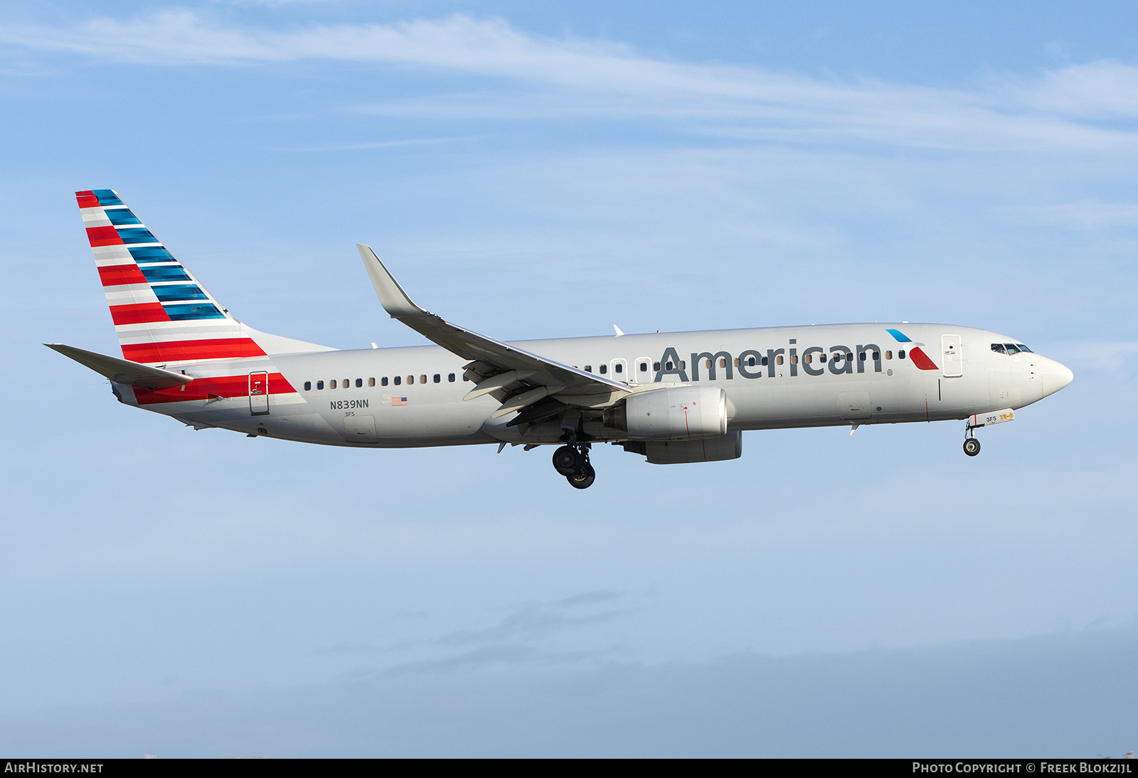 Aircraft Photo of N839NN | Boeing 737-823 | American Airlines | AirHistory.net #664170