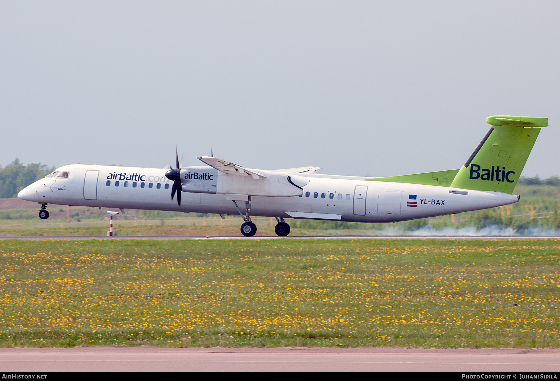 Aircraft Photo of YL-BAX | Bombardier DHC-8-402 Dash 8 | AirBaltic | AirHistory.net #664182