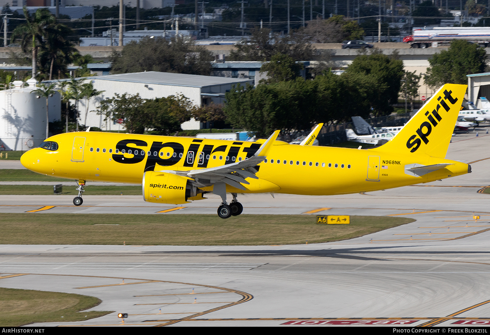 Aircraft Photo of N968NK | Airbus A320-271N | Spirit Airlines | AirHistory.net #664200