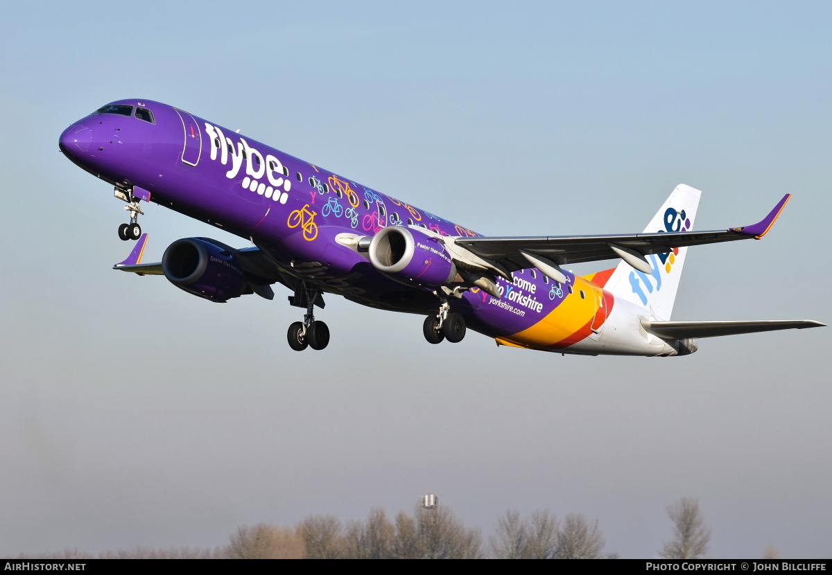 Aircraft Photo of G-FBEJ | Embraer 195LR (ERJ-190-200LR) | Flybe | AirHistory.net #664219