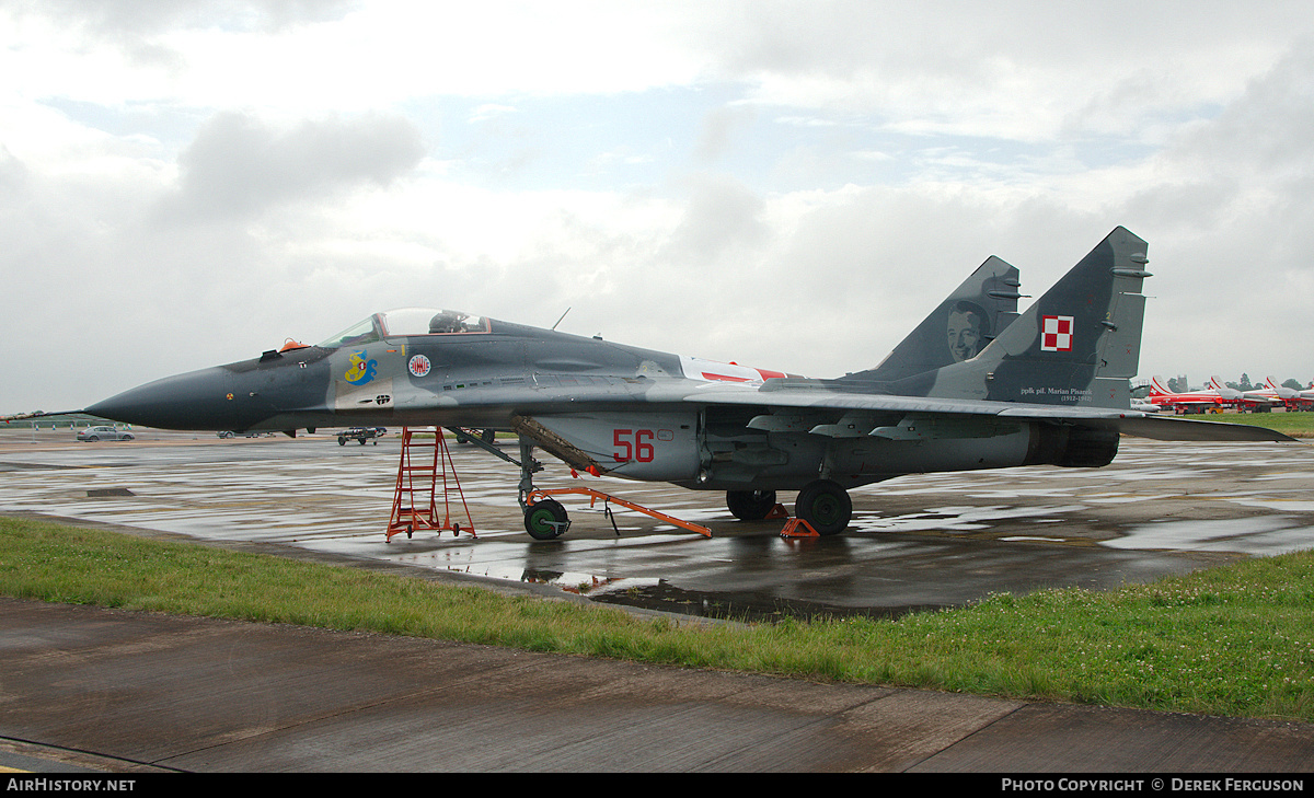 Aircraft Photo of 56 | Mikoyan-Gurevich MiG-29A (9-12A) | Poland - Air Force | AirHistory.net #664252