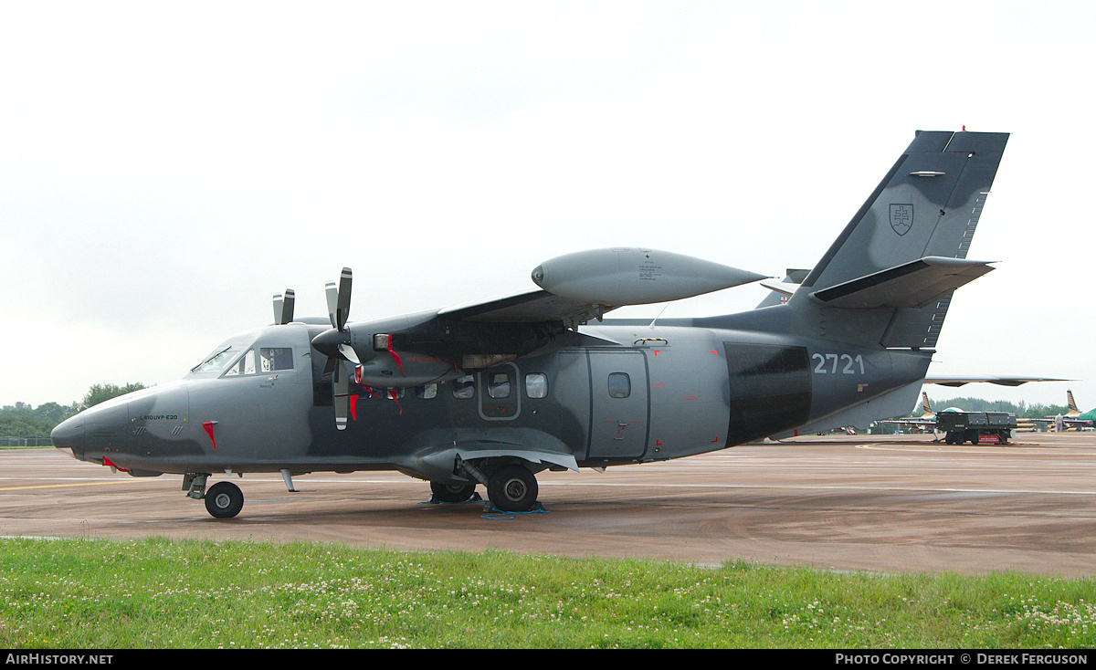 Aircraft Photo of 2721 | Let L-410UVP-E20 Turbolet | Slovakia - Air Force | AirHistory.net #664257