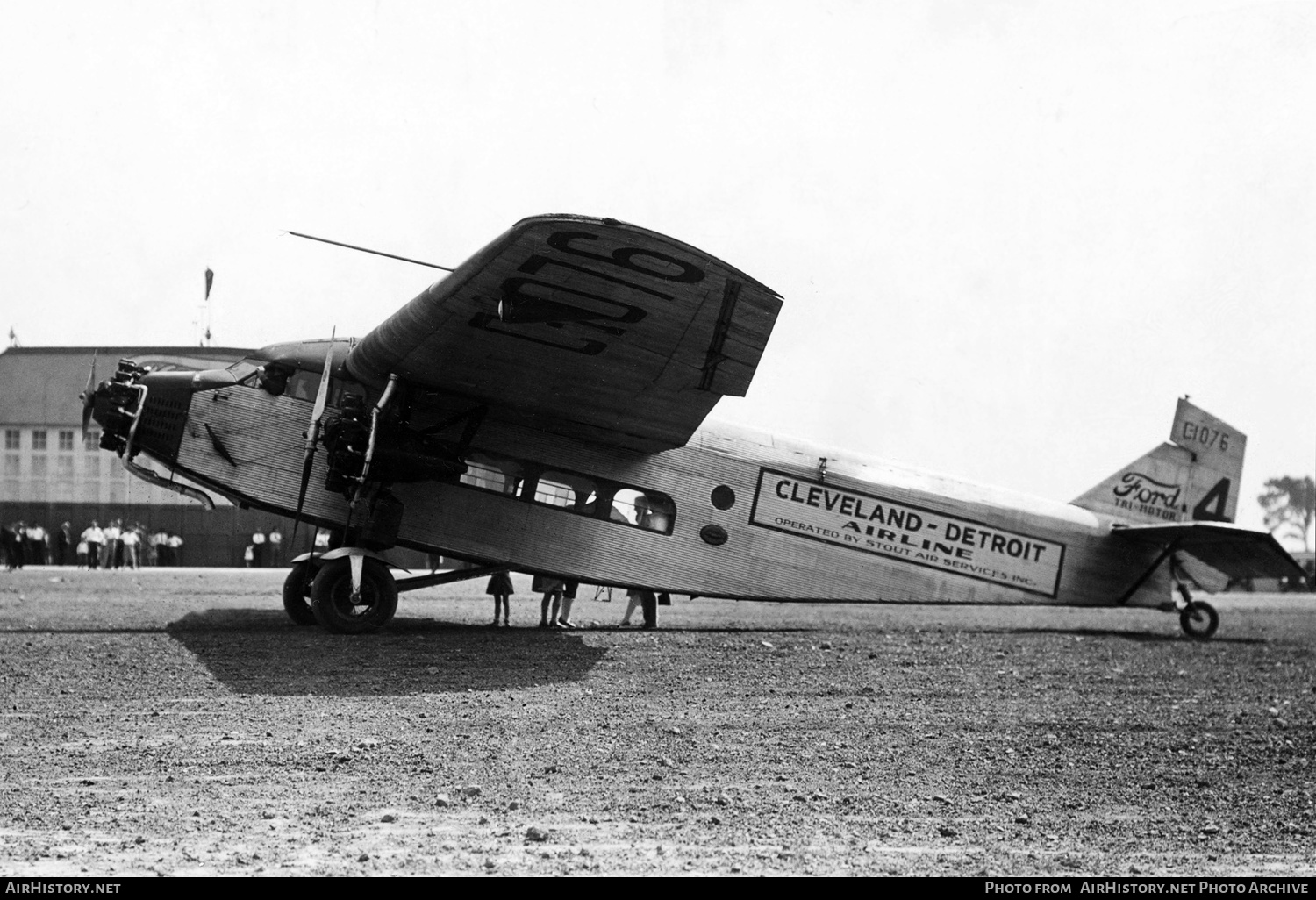 Aircraft Photo of NC1076 / C1076 | Ford 4-AT-A Tri-Motor | Cleveland-Detroit Airline | AirHistory.net #664259