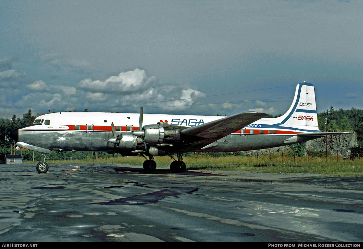 Aircraft Photo of LN-MTV | Douglas DC-6B | SAGA Norsk Flytjeneste | AirHistory.net #664262