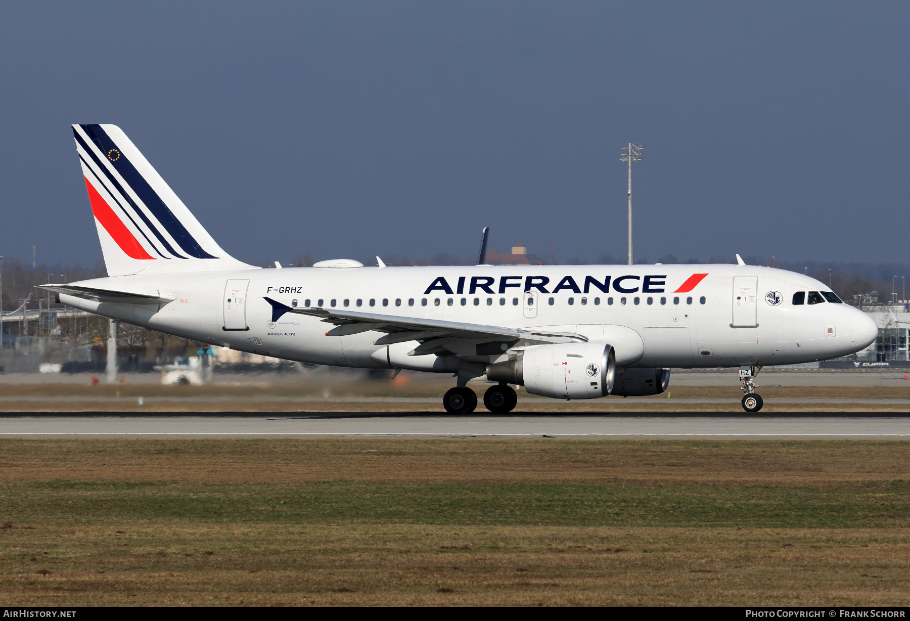 Aircraft Photo of F-GRHZ | Airbus A319-111 | Air France | AirHistory.net #664265