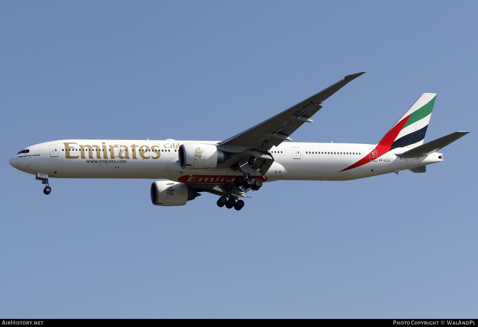 Aircraft Photo of A6-ECZ | Boeing 777-31H/ER | Emirates | AirHistory.net #664280