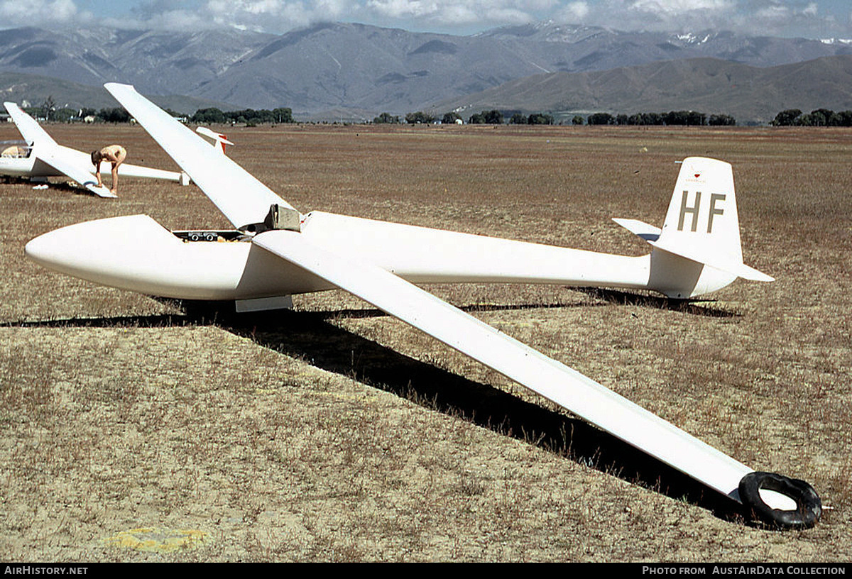 Aircraft Photo of ZK-GHF / HF | Glasflügel H-201 Standard Libelle | AirHistory.net #664282