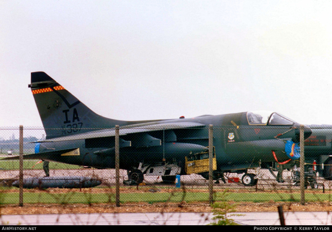 Aircraft Photo of 75-0397 / AF75-397 | Vought A-7D Corsair II | USA - Air Force | AirHistory.net #664293