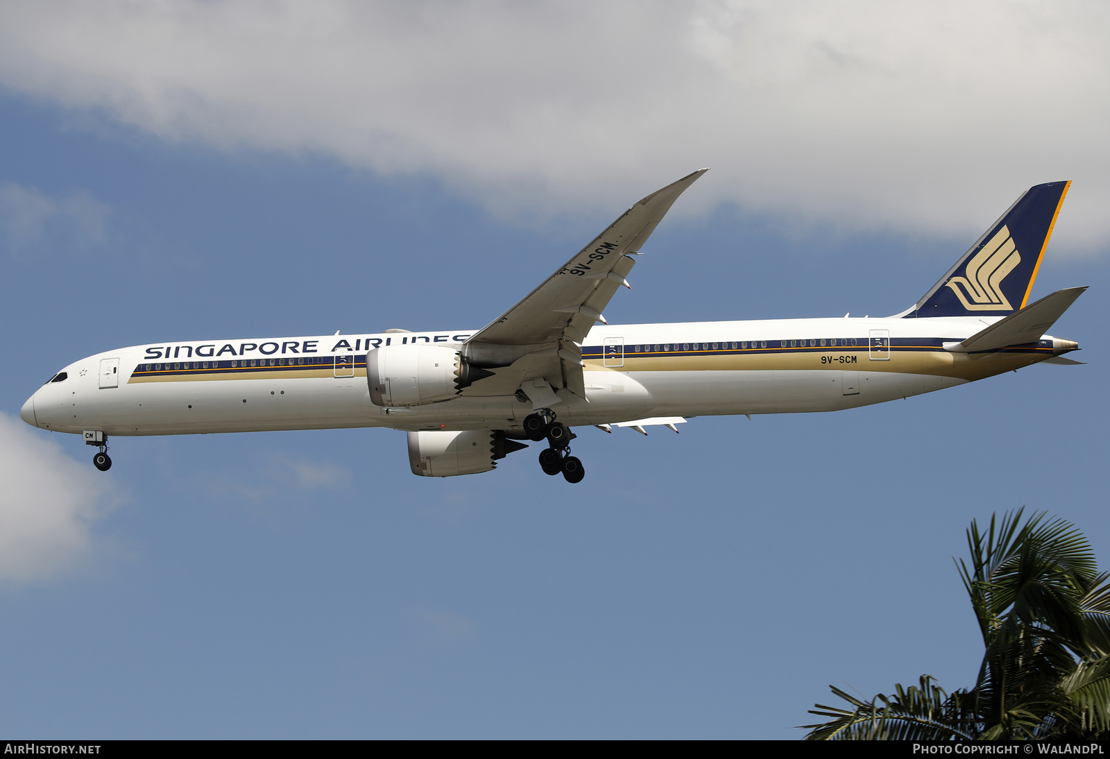 Aircraft Photo of 9V-SCM | Boeing 787-10 Dreamliner | Singapore Airlines | AirHistory.net #664299