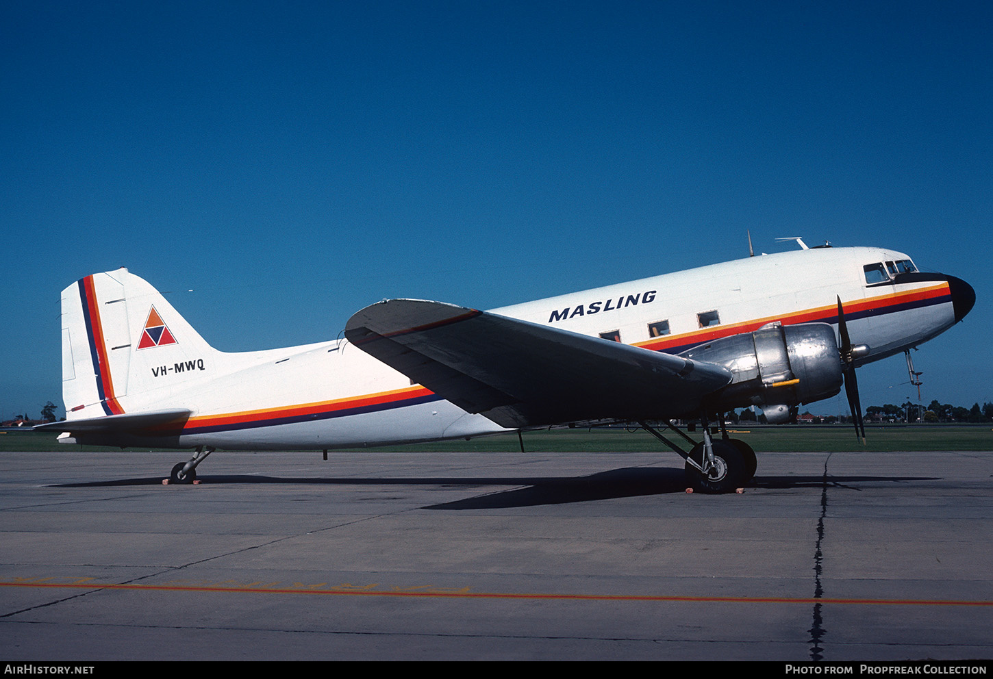 Aircraft Photo of VH-MWQ | Douglas C-47A Skytrain | Masling Airlines | AirHistory.net #664300