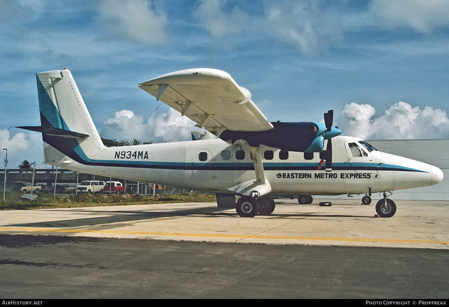 Aircraft Photo of N934MA | De Havilland Canada DHC-6-300 Twin Otter | Eastern Metro Express | AirHistory.net #664309