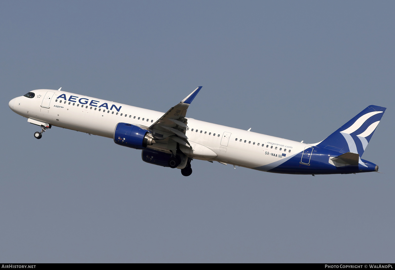 Aircraft Photo of SX-NAA | Airbus A321-271NX | Aegean Airlines | AirHistory.net #664316