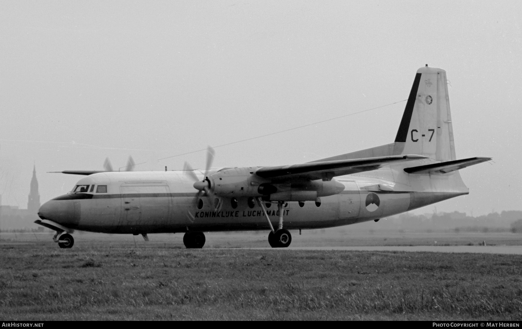 Aircraft Photo of C-7 | Fokker F27-300M Troopship | Netherlands - Air Force | AirHistory.net #664338