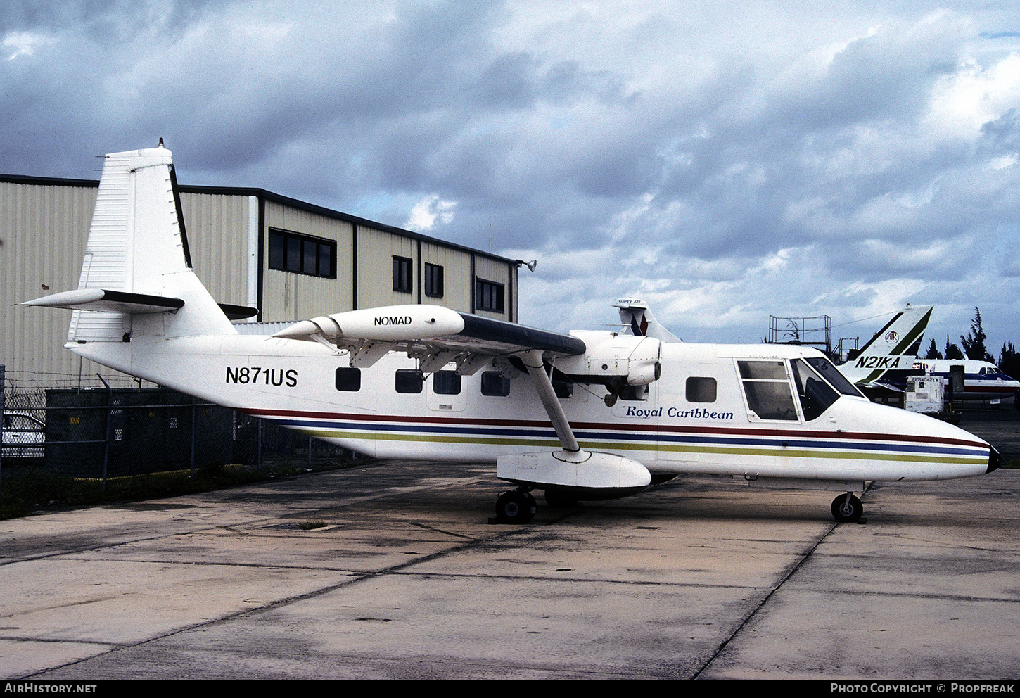 Aircraft Photo of N871US | GAF N-24A Nomad | Royal Caribbean Airways | AirHistory.net #664344