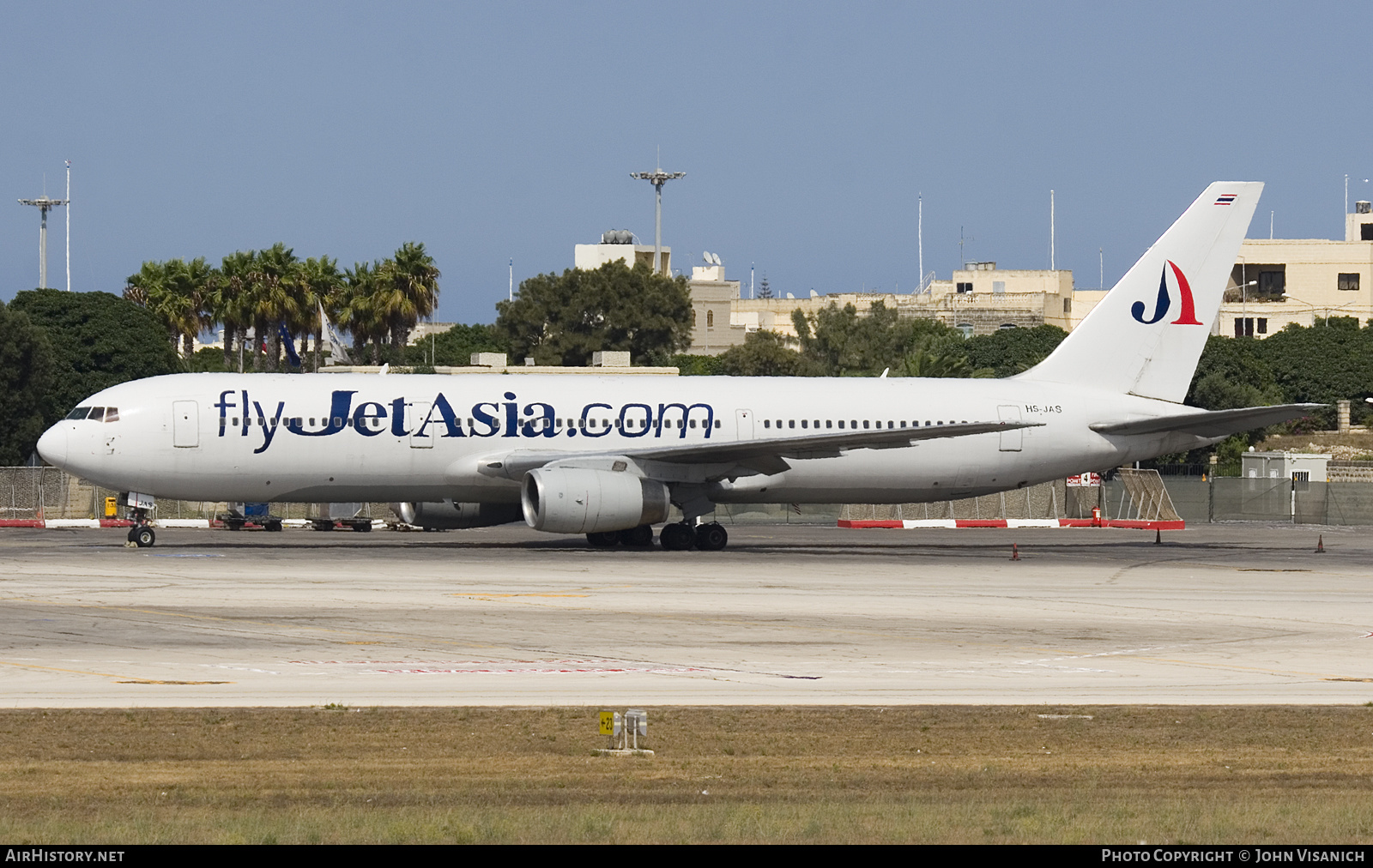 Aircraft Photo of HS-JAS | Boeing 767-336/ER | Jet Asia Airways | AirHistory.net #664383