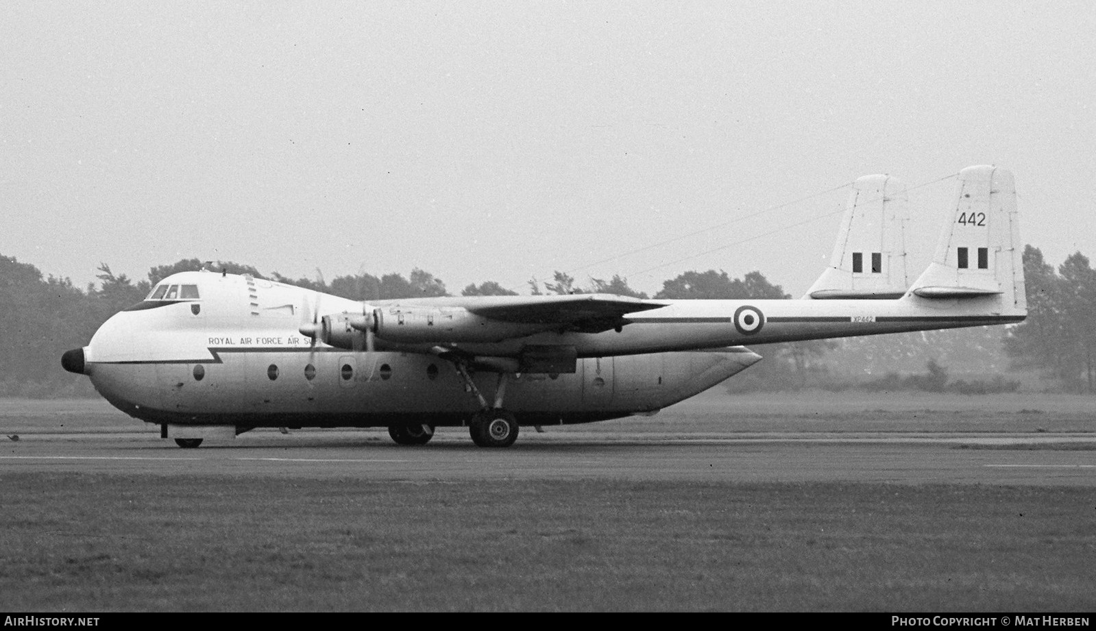 Aircraft Photo of XP442 | Armstrong Whitworth AW-660 Argosy C.1 | UK - Air Force | AirHistory.net #664400