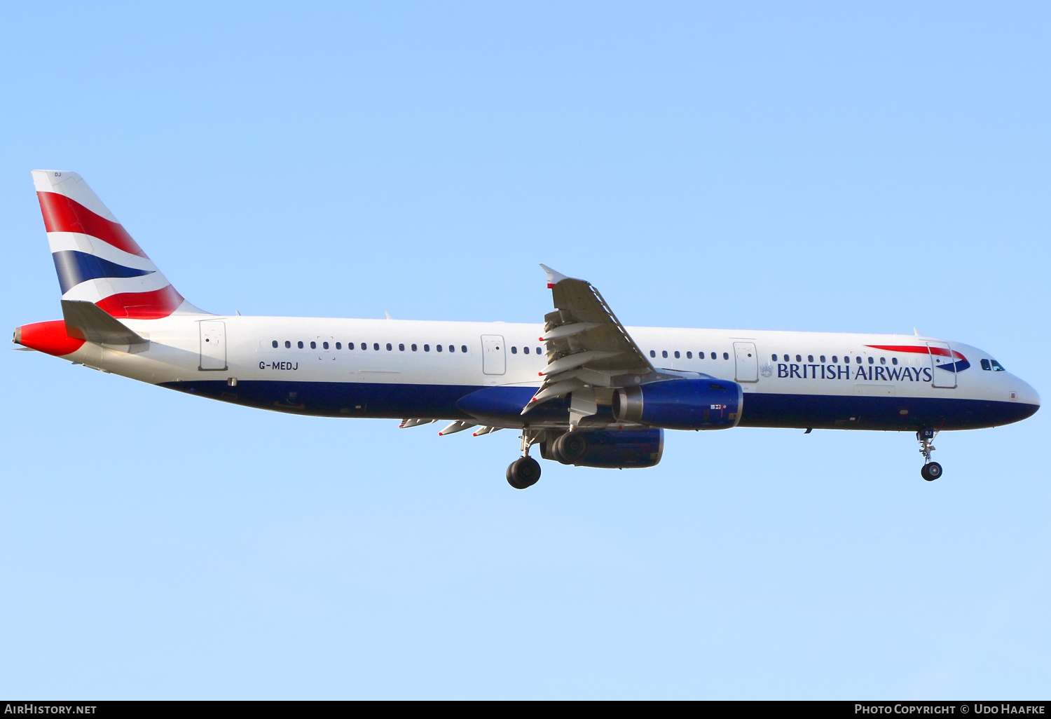 Aircraft Photo of G-MEDJ | Airbus A321-231 | British Airways | AirHistory.net #664405