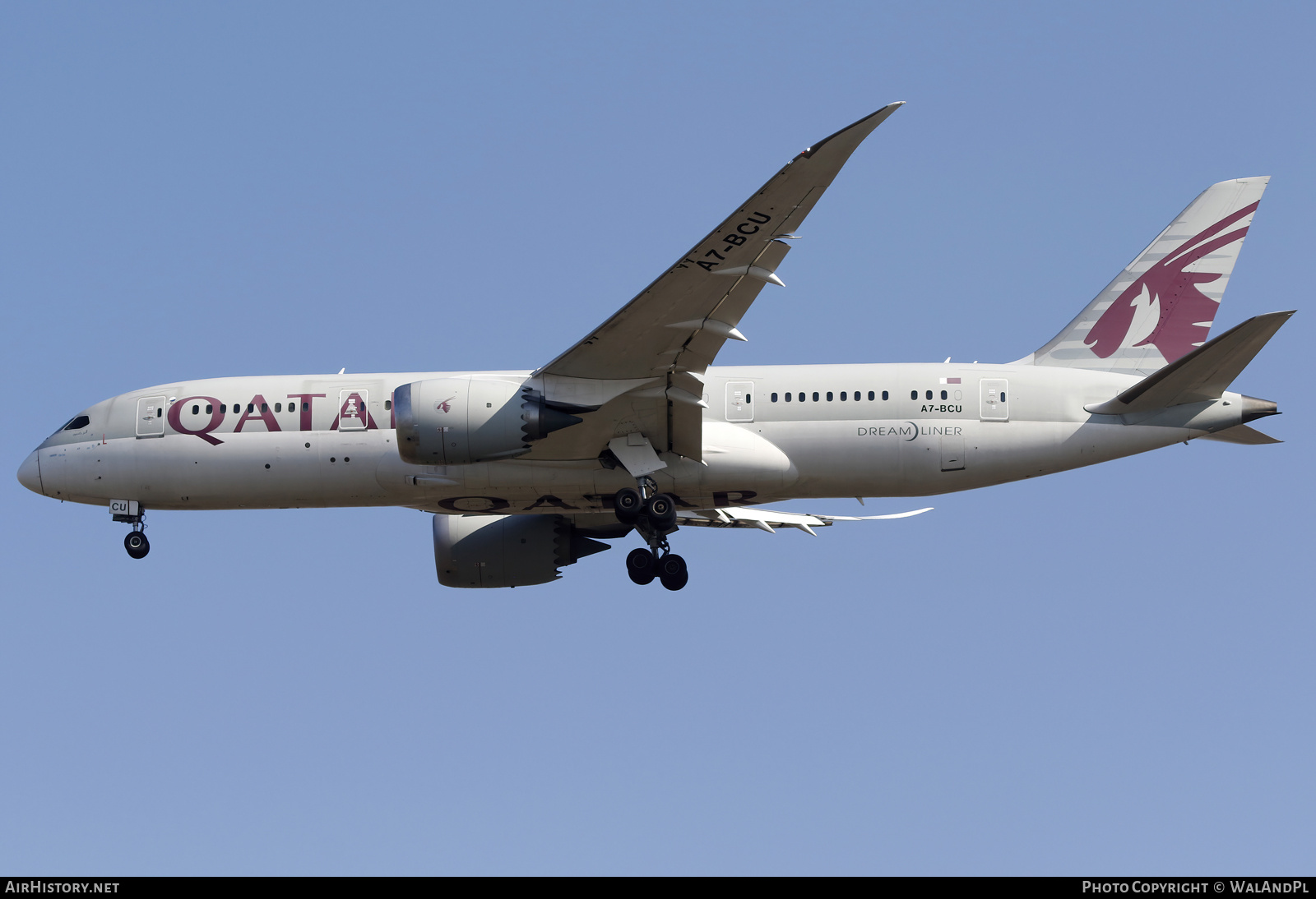 Aircraft Photo of A7-BCU | Boeing 787-8 Dreamliner | Qatar Airways | AirHistory.net #664413