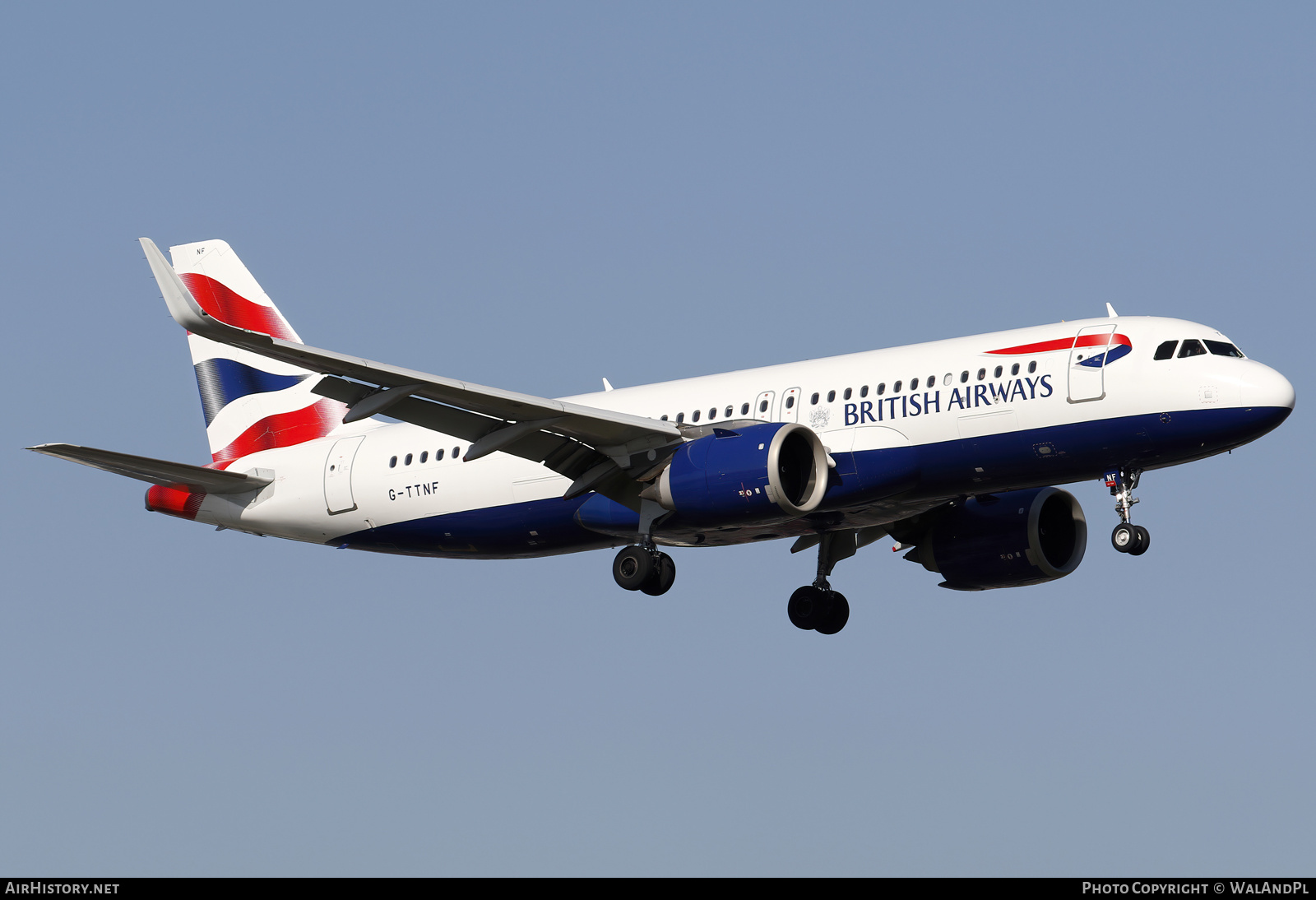 Aircraft Photo of G-TTNF | Airbus A320-251N | British Airways | AirHistory.net #664414