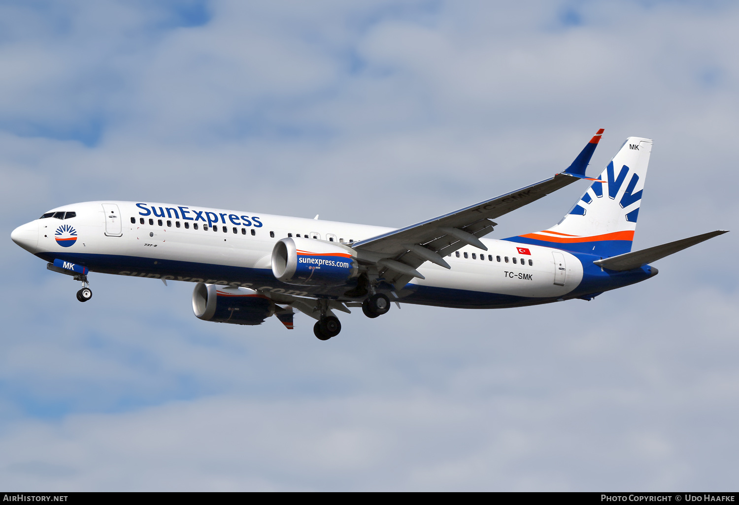 Aircraft Photo of TC-SMK | Boeing 737-8 Max 8 | SunExpress | AirHistory.net #664420