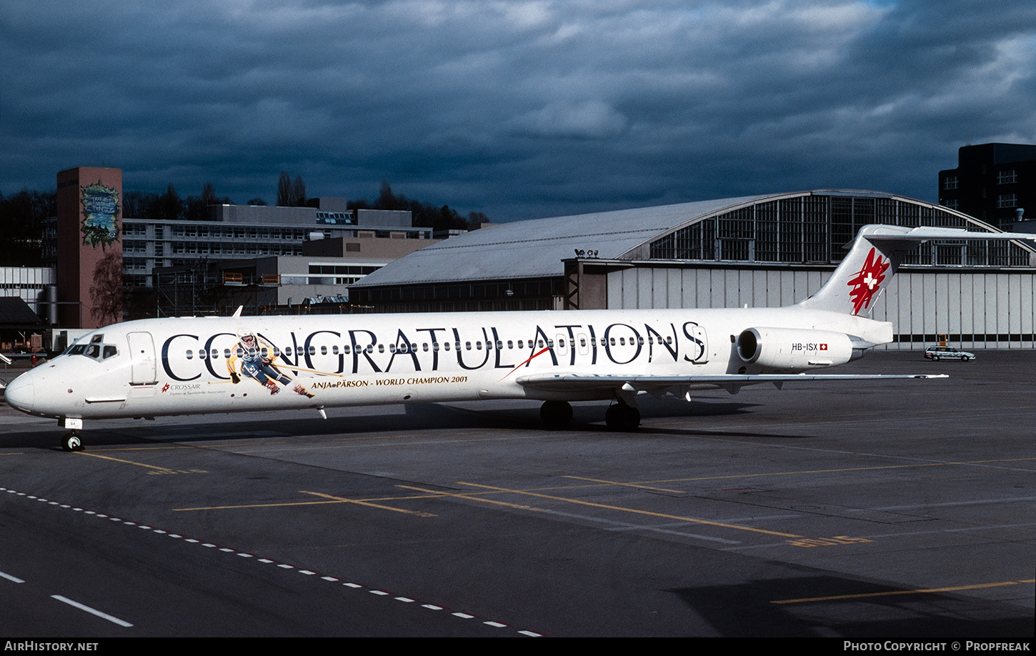 Aircraft Photo of HB-ISX | McDonnell Douglas MD-83 (DC-9-83) | Crossair | AirHistory.net #664433