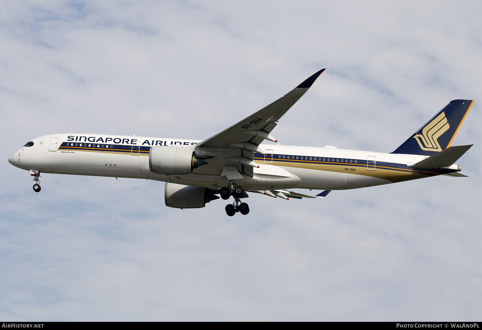 Aircraft Photo of 9V-SGA | Airbus A350-941ULR | Singapore Airlines | AirHistory.net #664440
