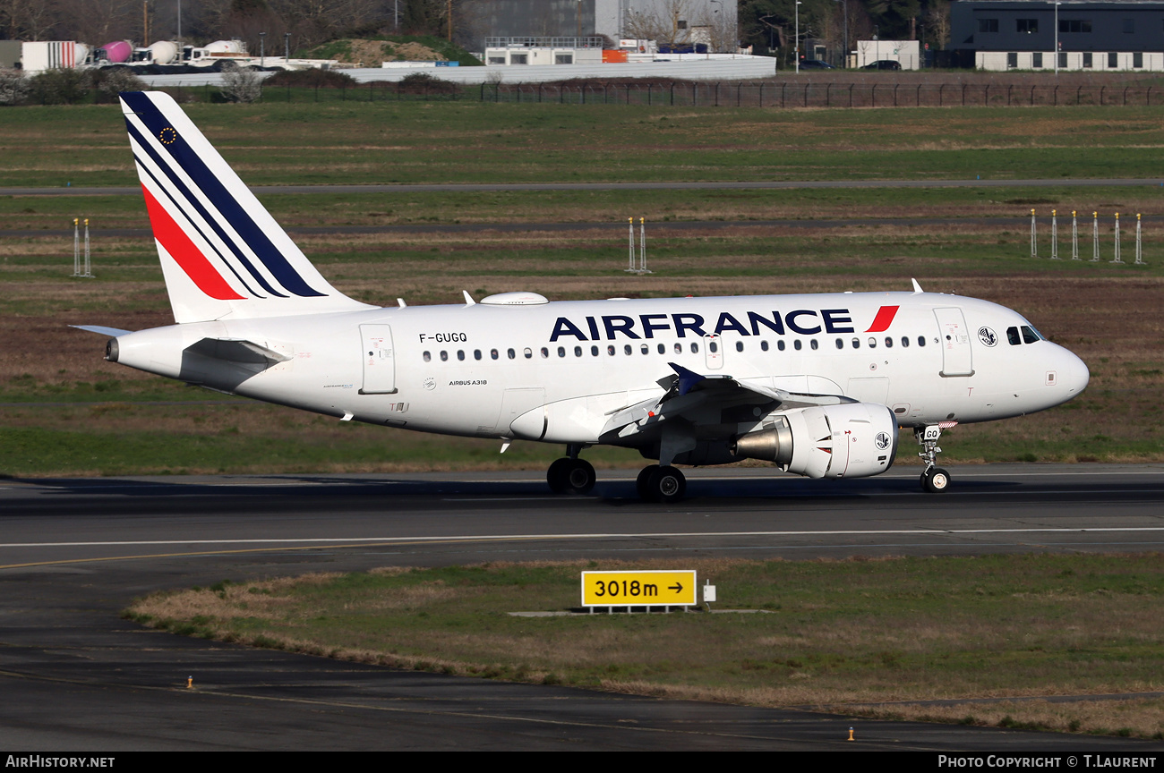 Aircraft Photo of F-GUGQ | Airbus A318-111 | Air France | AirHistory.net #664449