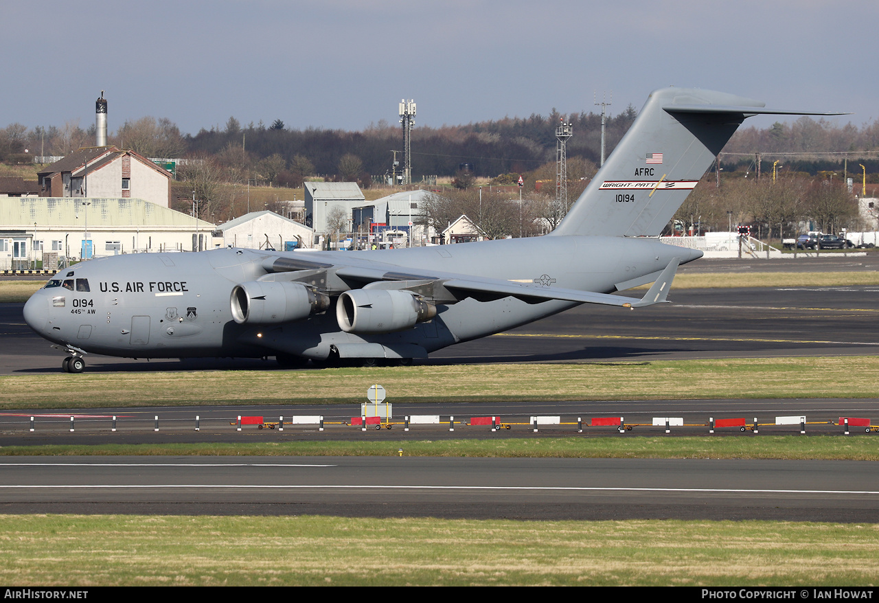 Aircraft Photo of 01-0194 / 10194 | Boeing C-17A Globemaster III | USA - Air Force | AirHistory.net #664451
