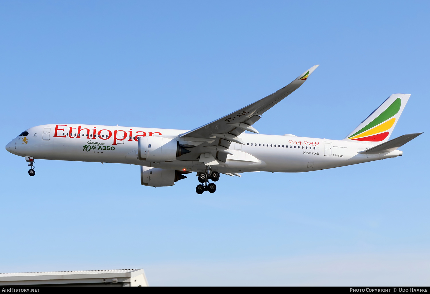 Aircraft Photo of ET-AVE | Airbus A350-941 | Ethiopian Airlines | AirHistory.net #664455